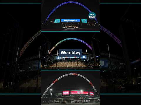 Why Wembley’s arch will be lit less in future #itvnews #news #wembley #wembleystadium