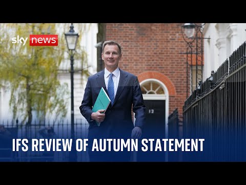 Institute for Fiscal Studies news conference on chancellor’s autumn statement