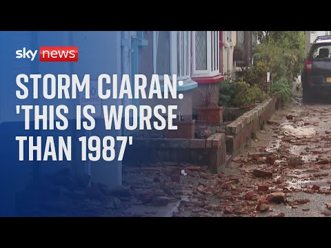 Jersey residents say Storm Ciaran is ‘worse than’ Great Storm of 1987