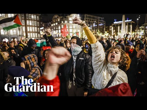 ‘Not what we stand for’: protesters rally after Geert Wilders’ shock Dutch election win