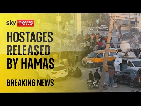 Watch live: Israeli hostages travelling to Egypt