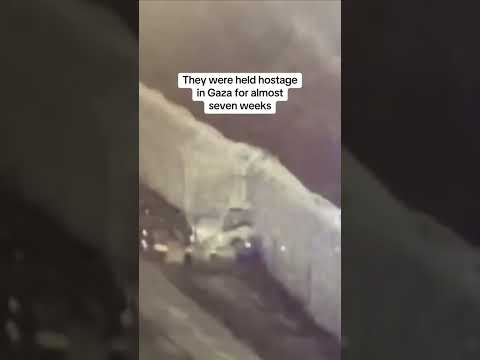 Moment hostages are returned to Israel