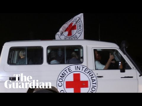 International Red Cross transfers first group of captives released from Gaza
