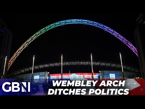 Wembley no longer being lit up ‘after pressure from sponsors’ | Why for one cause but not the other?