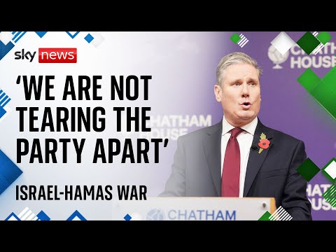 Sir Keir Starmer denies Israel-Hamas war is ‘tearing’ Labour apart