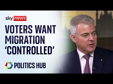 Voters ‘want to see the government having control’ of migration, former minister says