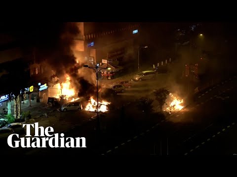 Blazes in northern Israel after Hamas fire rockets from Lebanon