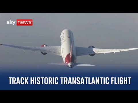 Watch live: Track the zero-emission transatlantic flight as it crosses the Atlantic towards New York