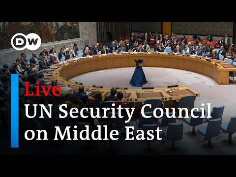 Live: United Nations Security Council discusses Middle East | DW News