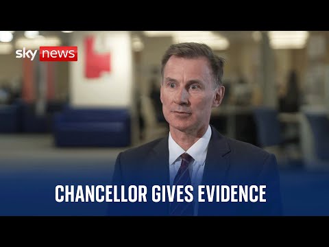 Watch live: Chancellor Jeremy Hunt questioned on Autumn Statement by Treasury Committee