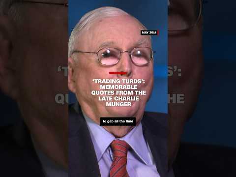 ‘Trading turds’: Billionaire investor Charlie Munger’s best one-liners from over the years