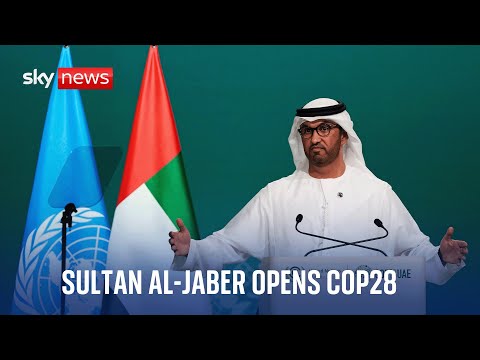 COP28 President Sultan al-Jaber address at opening ceremony