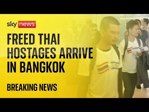 Thai hostages freed by Hamas arrive in Bangkok | Israel-Hamas war