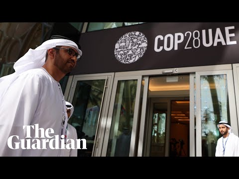 Cop28 president holds press conference after opening in Dubai – watch live