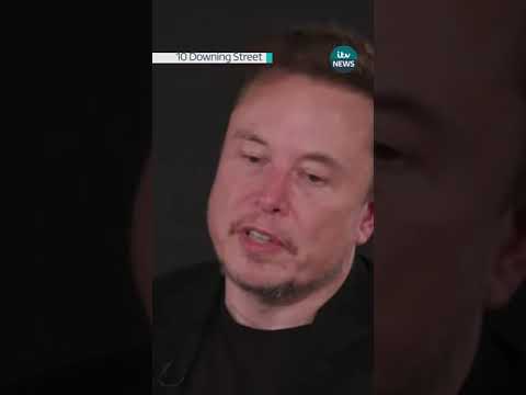 AI will mean ‘no job is needed’ #elonmusk tells #rishisunak #itvnews #news #artificialintelligence