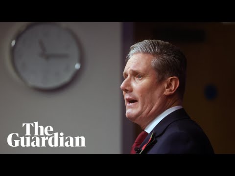 Labour leader Starmer delivers speech in Durham