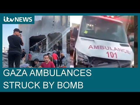 Gaza hospital hit as Israel holds firm against US calls for humanitarian pause | ITV News