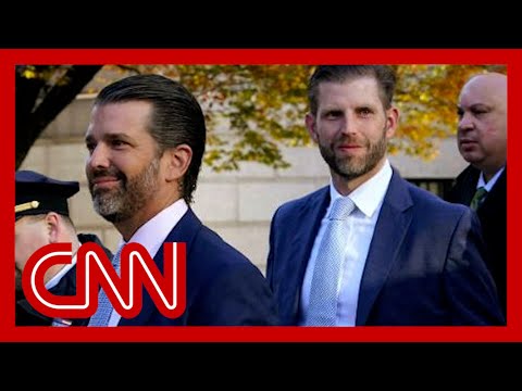 Eric Trump says Trump is ‘fired up’ to be in court next week