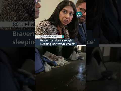 Home Secretary Suella Braverman wants to restrict tents for rough sleepers #itvnews #politics