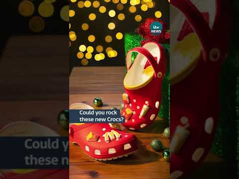 Could you rock these Crocs? #itvnews #mcdonalds #crocs