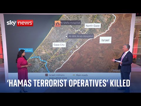 Israel-Hamas war: ‘Hamas terrorist operatives’ killed in strike near Gaza hospital