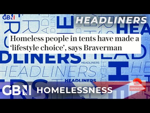 ‘Homeless people in tents have made a “lifestyle choice”, says Braverman’ | The Sunday Telegraph