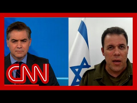 CNN anchor asks IDF spokesperson if airstrikes have accomplished all they can