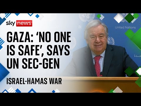 Israel-Hamas war: UN secretary-general calls for ‘a humanitarian ceasefire now’
