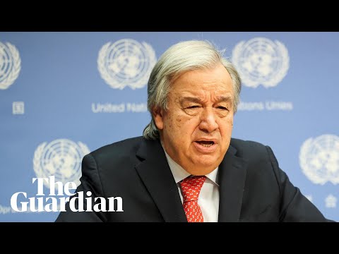 Gaza is becoming a ‘graveyard for children’, says António Guterres