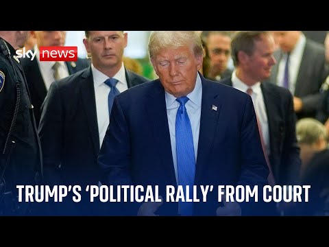 Trump told not to treat courtroom as a ‘political rally’