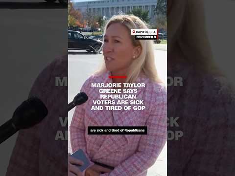 Marjorie Taylor Greene says Republican voters are sick and tired of GOP