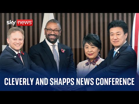 James Cleverly and Grant Shapps hold news conference with Japanese counterparts