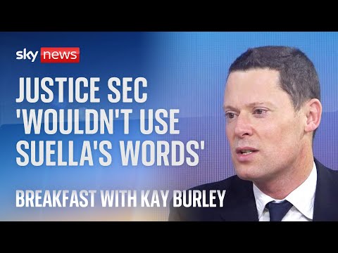 Justice sec ‘wouldn’t use’ Suella Braverman words on rough sleeping being a ‘lifestyle choice’