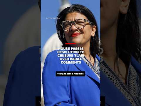 House passes resolution to censure Tlaib over Israel comments