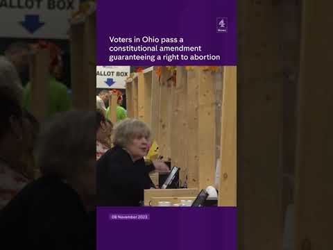 Ohio enshrines abortion rights in state constitution