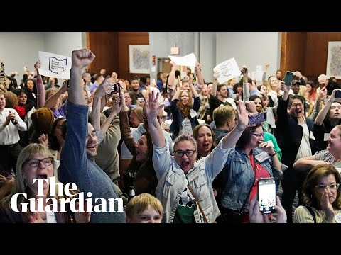 ‘We had to end the ban’: Ohio votes to add abortion rights to state constitution