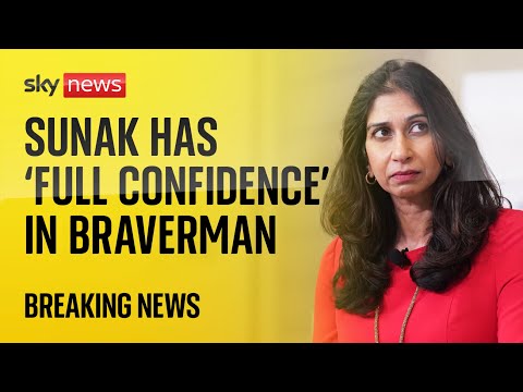BREAKING: PM has ‘full confidence’ in Suella Braverman after article, No 10 says