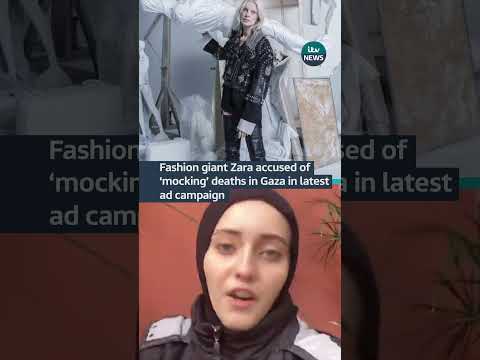 Fashion giant Zara accused of ‘mocking’ deaths in Gaza in latest ad campaign
