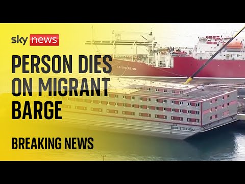 Asylum seeker dies on Bibby Stockholm barge