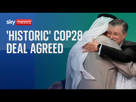 Watch COP28 live:  Governments agree for the first time to ‘transition away’ from fossil fuels