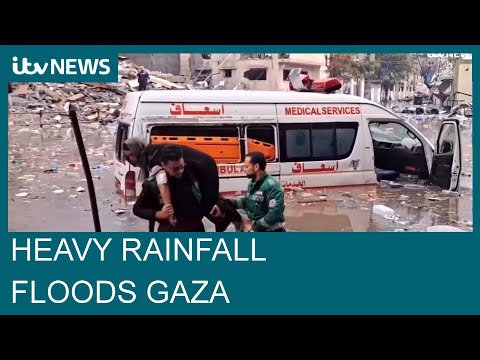 Gaza flooded as Joe Biden warns Israel losing support over ‘indiscriminate bombing’ | ITV News