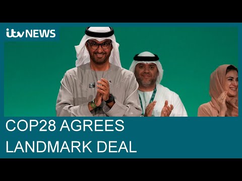COP28: Countries at UN climate talks agree to ‘transition away’ from fossil fuels | ITV News