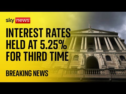 BREAKING: Interest rate held at 5.25%