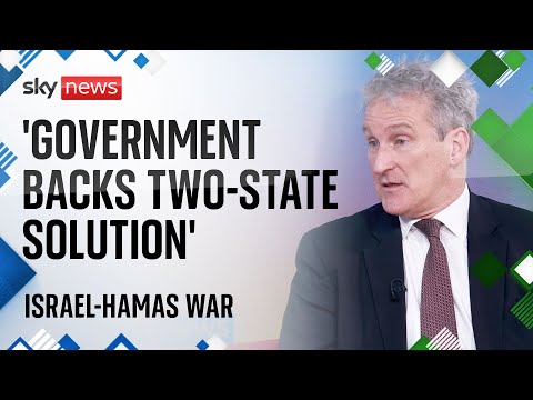 Schools minister says govt supports two-state solution in Israel | Israel-Hamas war