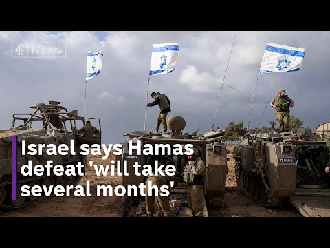 Israel tells US it’ll take ‘more than ‘several months’ to defeat Hamas in Gaza