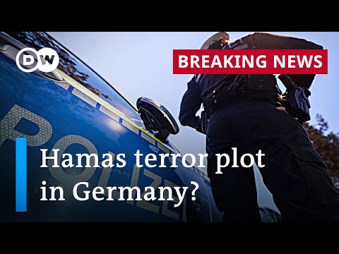 German prosecutors: 4 suspected members of Hamas arrested on suspicion of planning attacks | DW News
