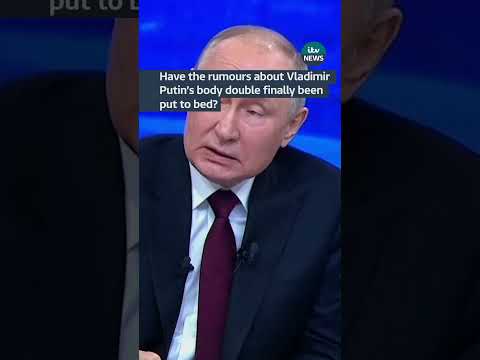 Have the rumours about Vladimir Putin’s body double finally been put to bed? #itvnews #putin