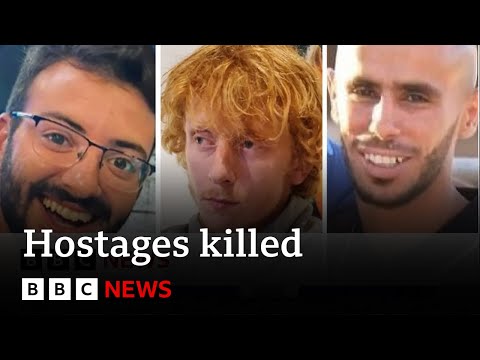 Israel’s army apologises for killing three hostages in Gaza | BBC News