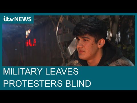 The Iranians robbed of their sight in the regime’s brutal crackdown on dissent | ITV News