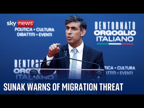 Sunak: Migration threatens to ‘overwhelm’ Europe